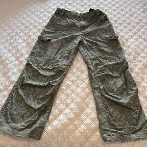 art class Olive Green Cargo Pants for Kids
